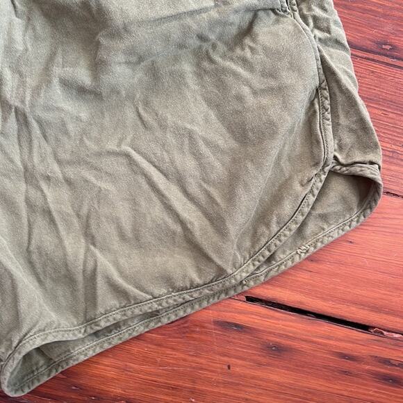 Madewell elastic waist pull on flat front shorts sz XL - Picture 3 of 6